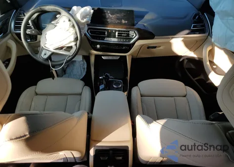 2022 BMW X3 xDrive30I из США, поврежденный, VIN 5UX53DP08N9N42037